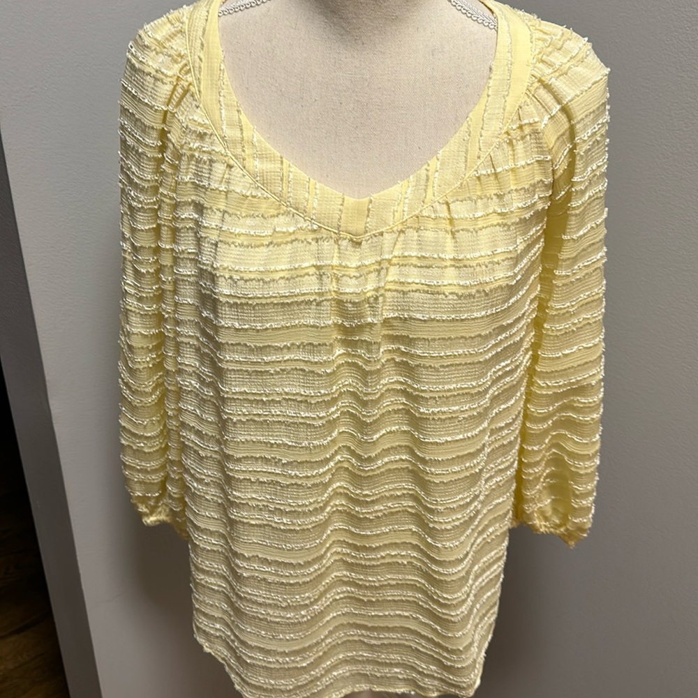 Women’s Lauren Conrad Top, Size XS, Yelloww